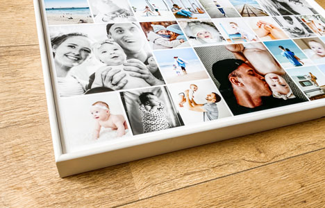 frame your aluminium and acrylic photo collages