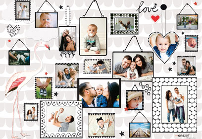 Collage with Baby photos