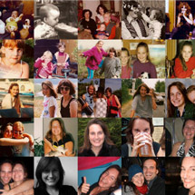 Life overview photo collage